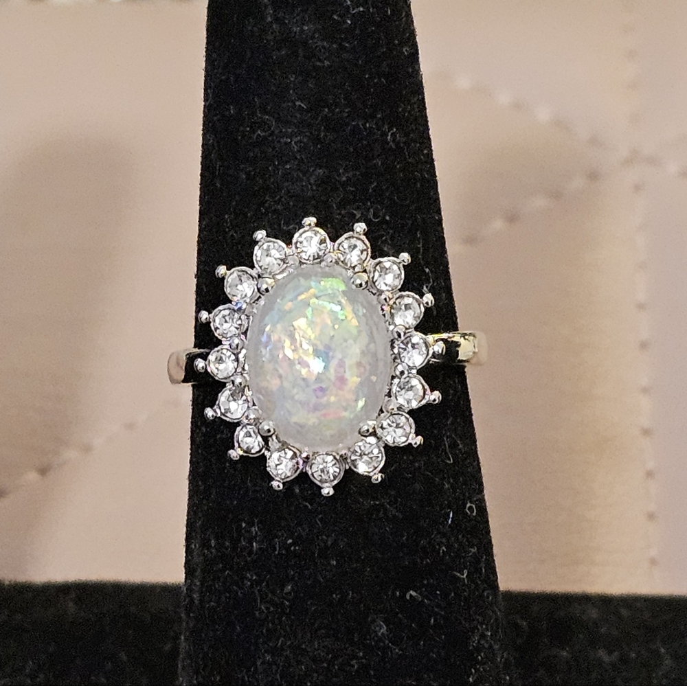 Boho Style Opal Ring